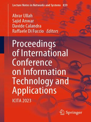 cover image of Proceedings of International Conference on Information Technology and Applications
